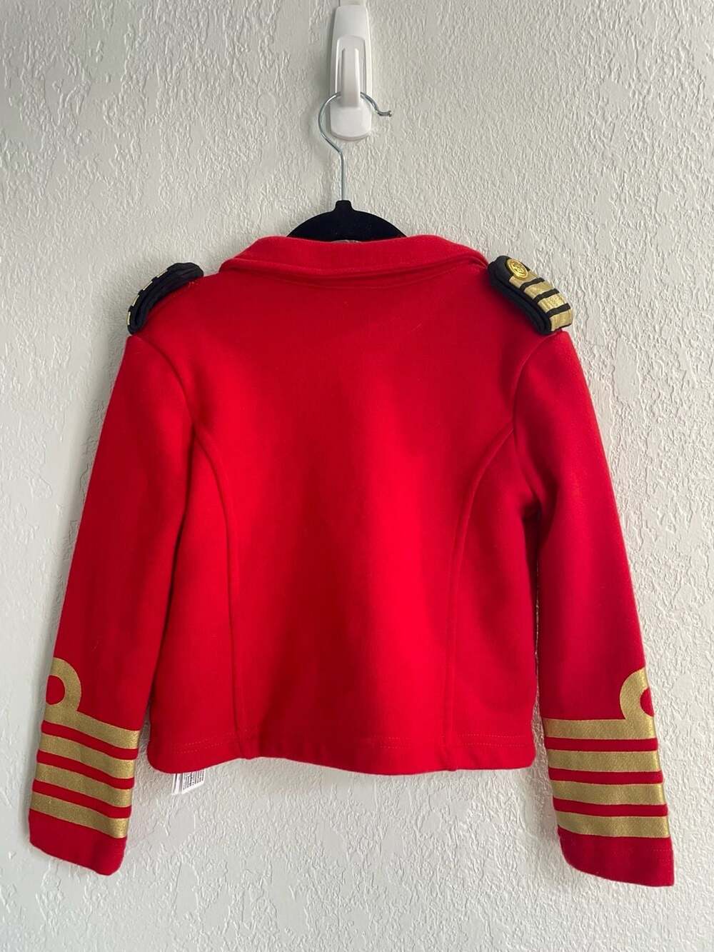 Disney Cruise Line Captain Uniform Style Red Military Blazer Jacket - Picture 5 of 7
